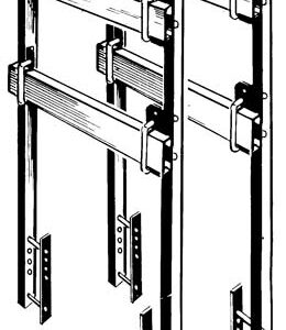 ADJUSTABLE END GUARD RAIL SYSTEM