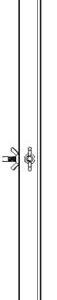 CORNER GUARD RAIL POST - FEMALE