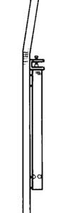 CORNER GUARD RAIL POST