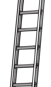 D800 "PROFESSIONAL" SERIES ALUMINUM SINGLE LADDERS