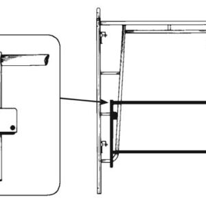 WALK-THRU FRAME GUARD RAIL PANEL