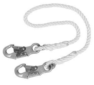 1/2" LANYARD WITH LOCKING HOOKS