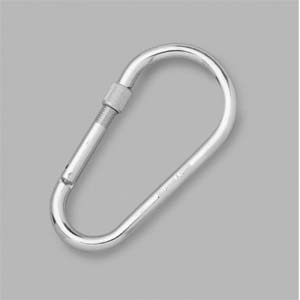 ALLOY STEEL LARGE CARABINEER W/ SCREW LOCK
