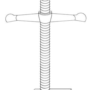 LEVELING JACK WITH BASE PLATE