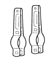 LADD RACK ACCESSORIES: LADDER POSITIONERS
