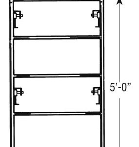 5' HIGH LIGHT DUTY NARROW FRAME - 30" WIDE
