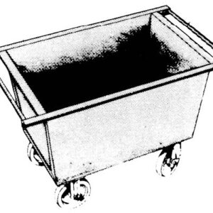 MORTAR CART WITH 8" CASTERS