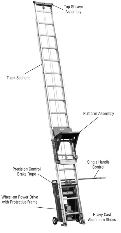 PRO200G 16' PLATFORM HOIST