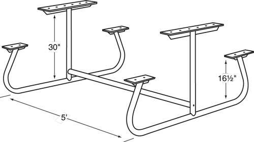 PICNIC TABLE FRAME