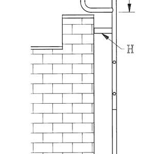 Fixed Steel Access Ladder w/Pass Thru & Handrails