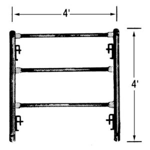 4' HIGH SHORING FRAME 4' WIDE