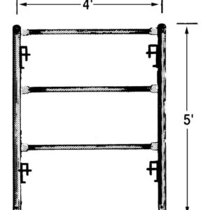 5'HIGH SHORING FRAME 4' WIDE