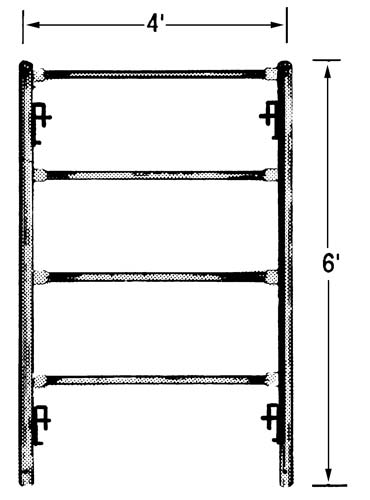 6' HIGH SHORING FRAME 4' WIDE