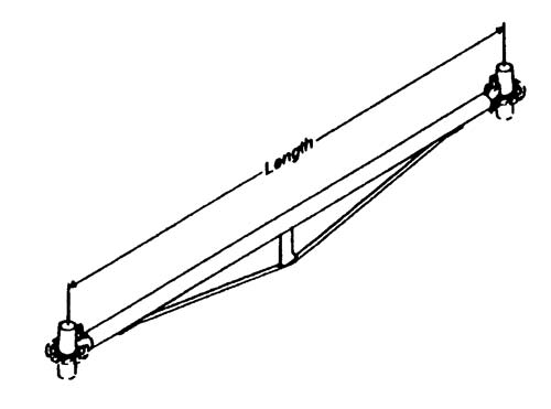 UNIVERSAL SYSTEM SCAFFOLD - HORIZONTAL TRUSS - LOAD BEARING
