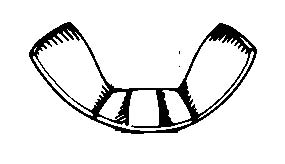 WING NUT - QTY 100